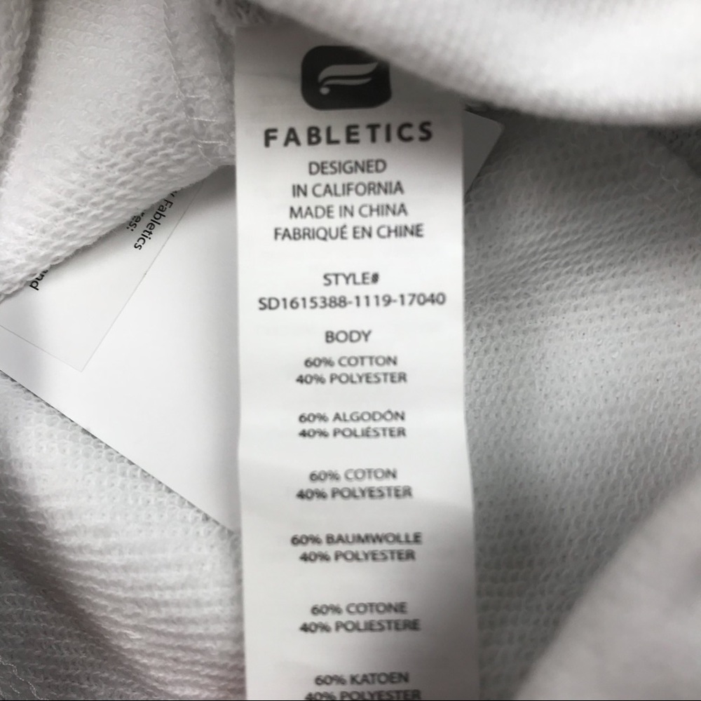NWT Fabletics Amara white mini skirt sz M - Picture 5 of 8